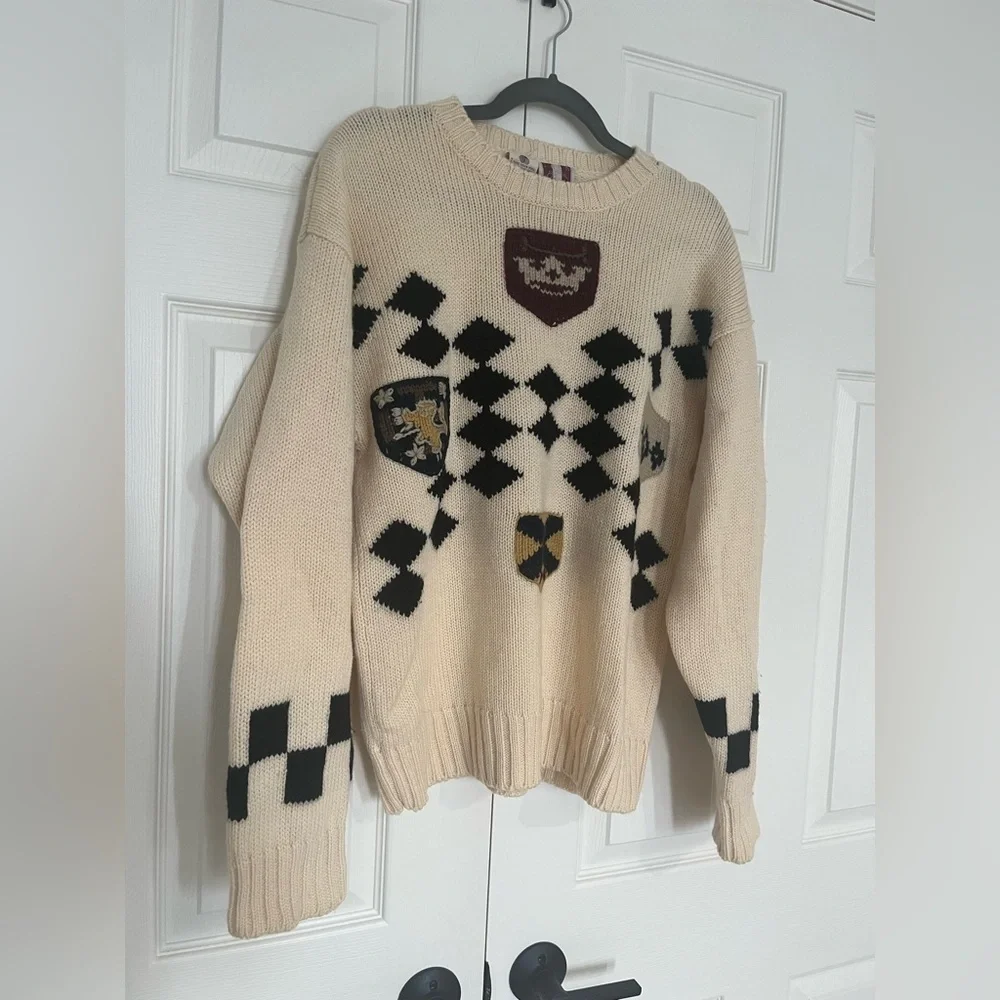 GANT VINTAGE 100% VIRGIN WOOL SWEATER MEDIUM - Picture 2 of 6
